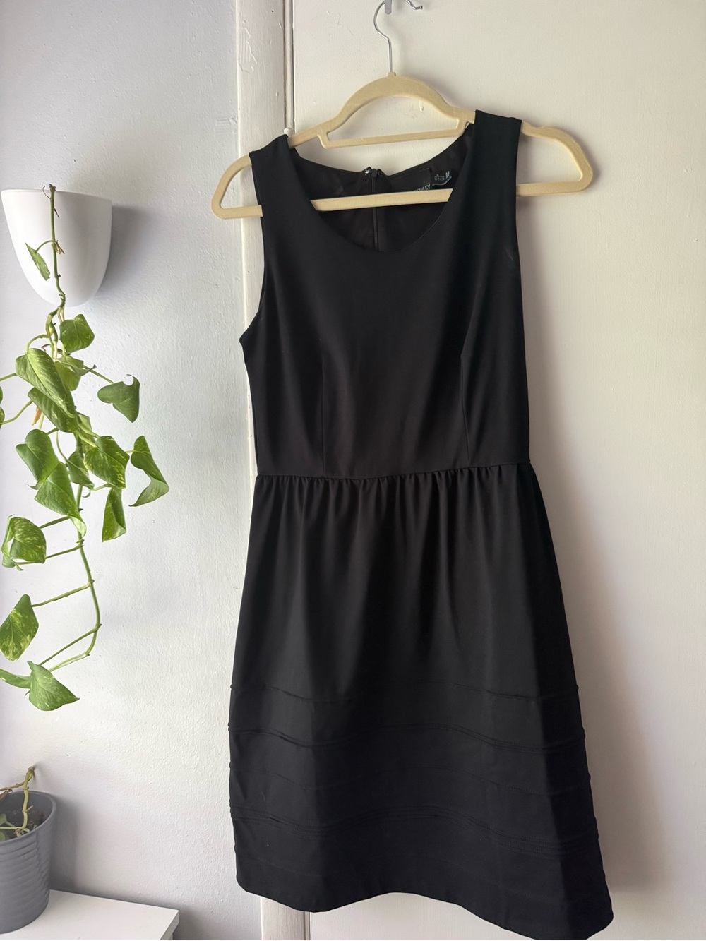Cynthia Rowley Black Sleeveless A-Line Dress